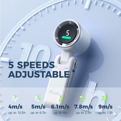 Imported Portable Turbo Fan Pro | 3600mAh Powerful Battery