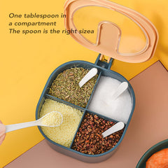 2Pcs- Kitchen Spice Storage Box