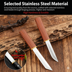 1 Set – Japanese Style 2-in-1 Double Mini Pocket Katana Knife