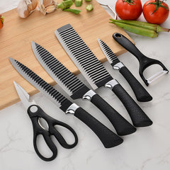 Zepter 6 Pcs Non-Stick Stainless Steel Kitchen Knife Set