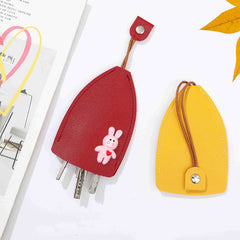 3PCs- PU Leather Car Key Holder(Any Color)