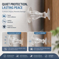 2PCs-Silicone Door Stopper
