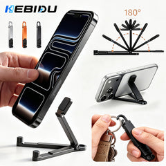 Mini Metal Keychain Stand – Foldable & Portable