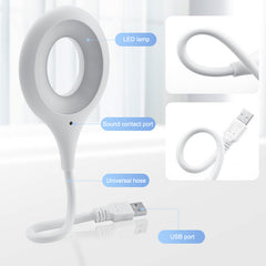 Smart Voice-Control USB LED Lamp