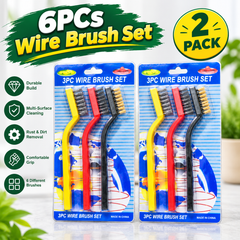 6PCs- Wire Brush Set