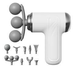 Fascia Gun – Multi-Head Muscle Massager for Neck, Arm, Leg & Full Body Relaxation