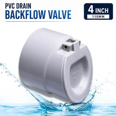 1Pc- PVC Drain Backflow Pipe Cap(4 Inch / 110mm)