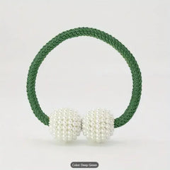 Green (সবুজ) Luxury Magnetic Curtain Tie Backs (2 পিস সেট)