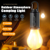 2pcs- Type-C USB Rechargeable LED Camping Lamp – Bright, Durable & Waterproof