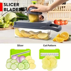 All-in-One 14/16-in-1 Vegetable Chopper & Food Slicer