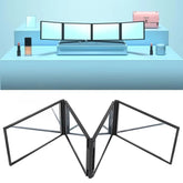 Ultra Clear Folding Four-View Mirror