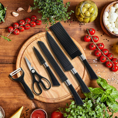Zepter 6 Pcs Non-Stick Stainless Steel Kitchen Knife Set
