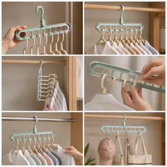 5PCs- Foldable Hanger Rack
