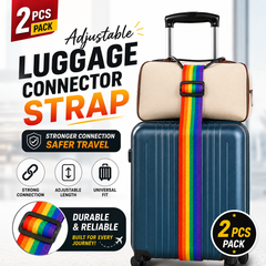 (২ পিস প্যাক) Adjustable Luggage Connector Strap