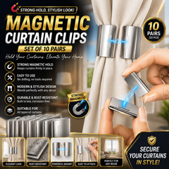 Magnetic Curtain Clips(১০ জোড়া)