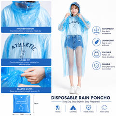 (2 পিস) Disposable Raincoats