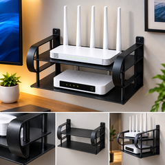 2 Layer Metal Router Stand