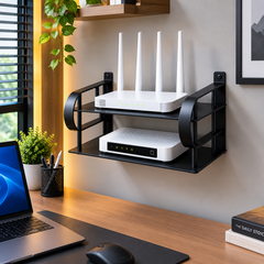 2 Layer Metal Router Stand
