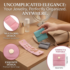 3Pcs Set - Luxury Mini Jewelry Organizer Bag