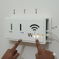 [1 Pc] Wi-Fi Router Organizer Box
