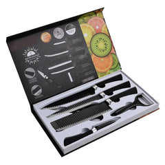 Zepter 6 Pcs Non-Stick Stainless Steel Kitchen Knife Set