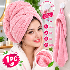 Premium Microfiber Hair Drying Cap