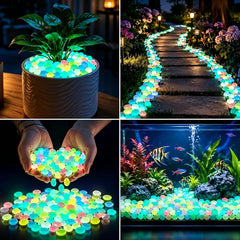 Luminous Garden Stones