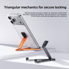 Mini Metal Keychain Stand – Foldable & Portable