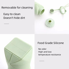 600ml Foldable Silicone Water Bottle - 1PC (Any Color)