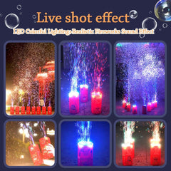 Firework Bubble Machine with Lights