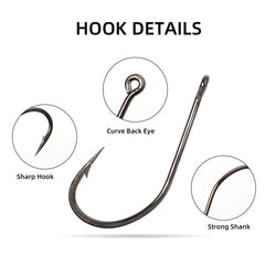 (12 Pcs) Maggot Fishing Baits with Hooks