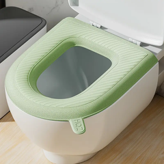 2Pcs Silicone Toilet Seat Cushion