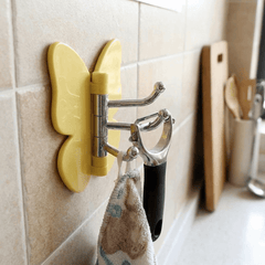 3Pcs- Butterfly Wall Hooks(Any Color)