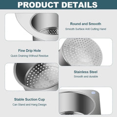 Stainless Steel Sink Strainer Basket