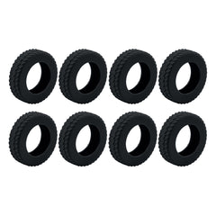 8Pcs Silicone Luggage Wheel Covers