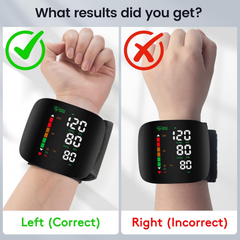 Smart Wrist Blood Pressure Monitor