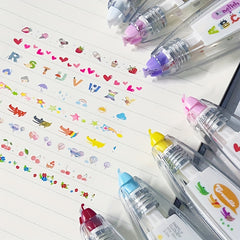 1PC- Cute Sticker Tape Pen