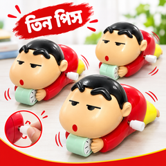 3PCs- Shinchan Wind-Up Crawling Toy
