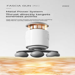 Fascia Gun – Multi-Head Muscle Massager for Neck, Arm, Leg & Full Body Relaxation