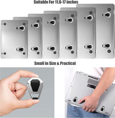 2 Pcs- Foldable Laptop Stand– Non-Slip Notebook Riser