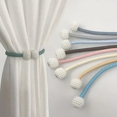 Green (সবুজ) Luxury Magnetic Curtain Tie Backs (2 পিস সেট)
