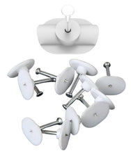 50Pcs PVC Flat Cable Clips