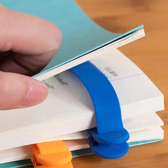 [6 pcs] Silicone Bookmarks Set