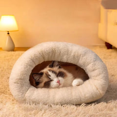 Premium Warm Cat Sleeping Bag -[Yellow]
