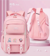 High-capacity Cute School Bag for Primary & High School -[Pink]