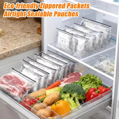 20PCs- High-Quality Food-Grade Aluminium Foil Freezer Bags