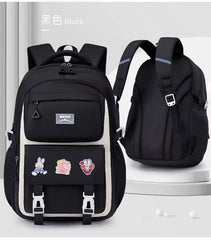 High-capacity Cute School Bag for Primary & High School -[Black]