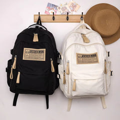 Luxury-Style Waterproof School Bag -[Black -Version 03]