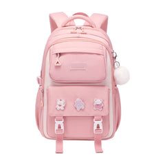 Luxury-Style Waterproof School Bag -[Pink]