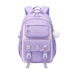 Luxury-Style Waterproof School Bag -[Purple]
